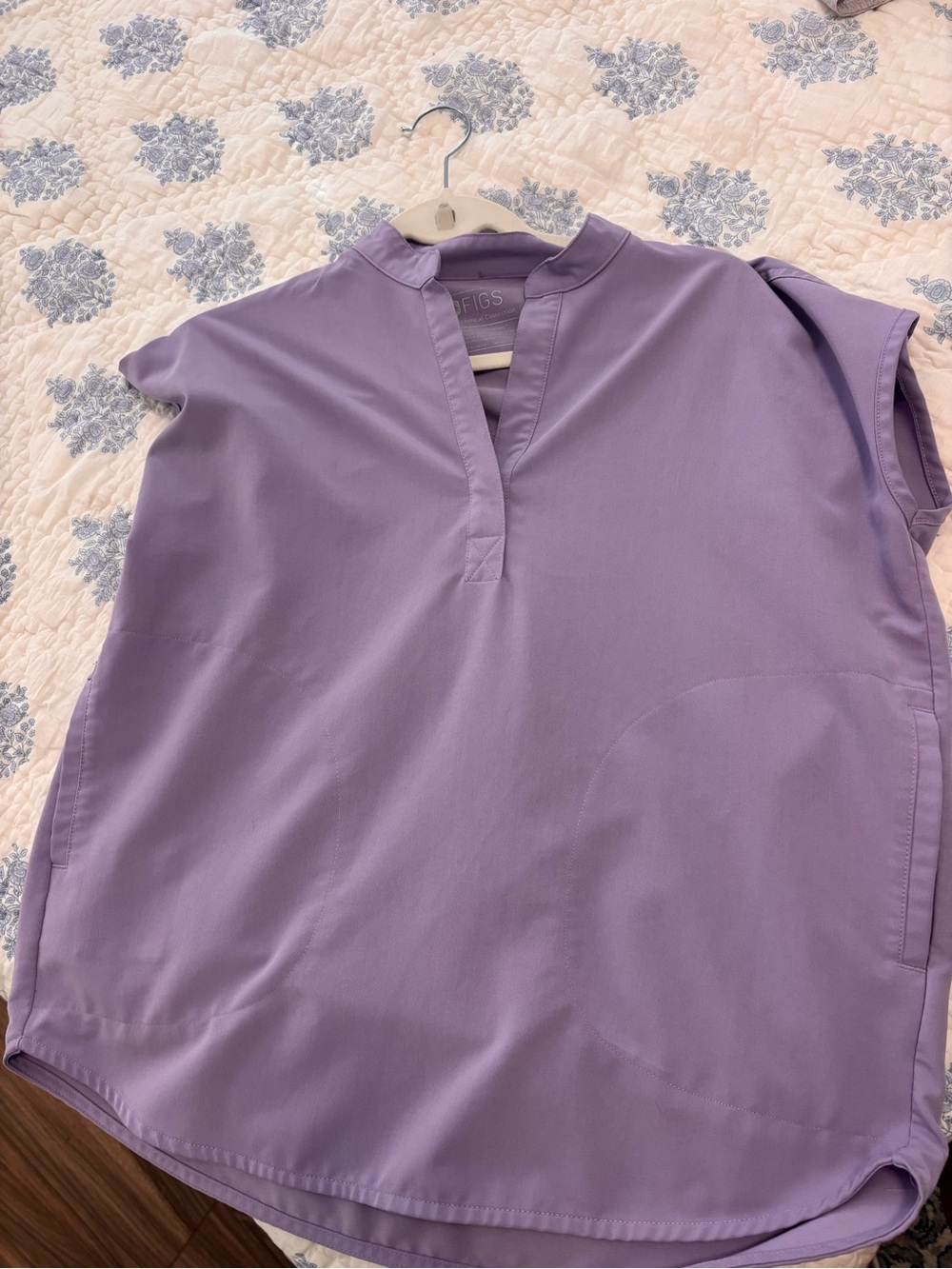 FIGS Lavender Rafaela Top